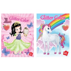 ΒΙΒΛΙΑ ΖΩΓΡΑΦΙΚΗΣ COLOR GLITTER 32σελ.