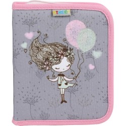 ΚΑΣΕΤΙΝΑ STREET ΚΕΝΗ JOYFUL  1 ZIP 2FLAPS 21x5x17cm