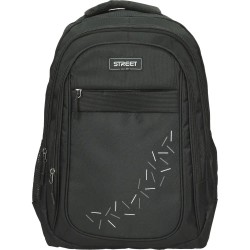 ΤΣΑΝΤΑ ΣΧΟΛΙΚΗ STREET MINIMALISTIC ONYX 32x15x45cm (με ορθοπεδική πλάτη)