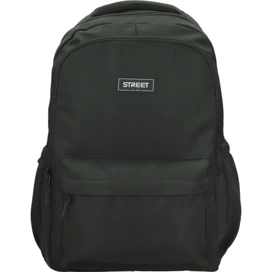ΤΣΑΝΤΑ ΣΧΟΛΙΚΗ STREET TRULY RAVEN 32x16x45cm (με ορθοπεδική πλάτη)