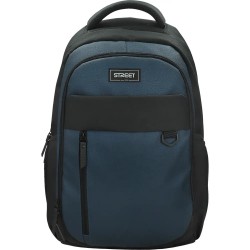 ΤΣΑΝΤΑ BACKPACK STREET STONE BLUE  32x18x48cm (με εργονομική πλάτη air system)