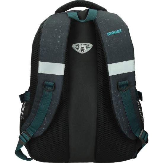 ΤΣΑΝΤΑ ΣΧΟΛΙΚΗ STREET GAMING 32x13x45cm (με εργονομική πλάτη air system)