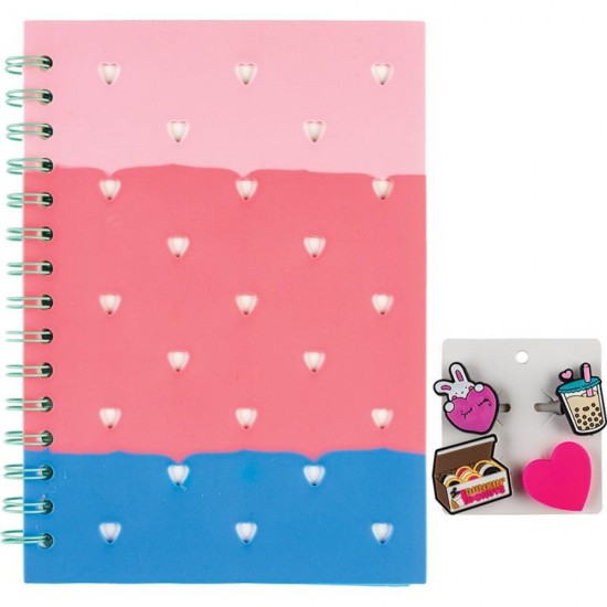 ΣΗΜΕΙΩΜΑΤΑΡΙΟ CENTRUM ΣΙΛΙΚΟΝΗΣ CHARM 14,5x21cm (80σελ.)