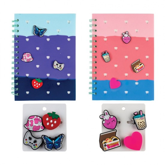 ΣΗΜΕΙΩΜΑΤΑΡΙΟ CENTRUM ΣΙΛΙΚΟΝΗΣ CHARM 14,5x21cm (80σελ.)