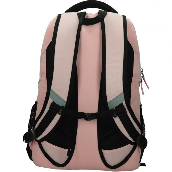 ΤΣΑΝΤΑ ΣΧΟΛΙΚΗ STREET DOUBLER PINK 31x19x45cm (με εργονομική πλάτη air system)