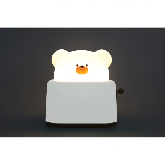 ΛΑΜΠΑ LITTLE TOAST BEAR WHITE