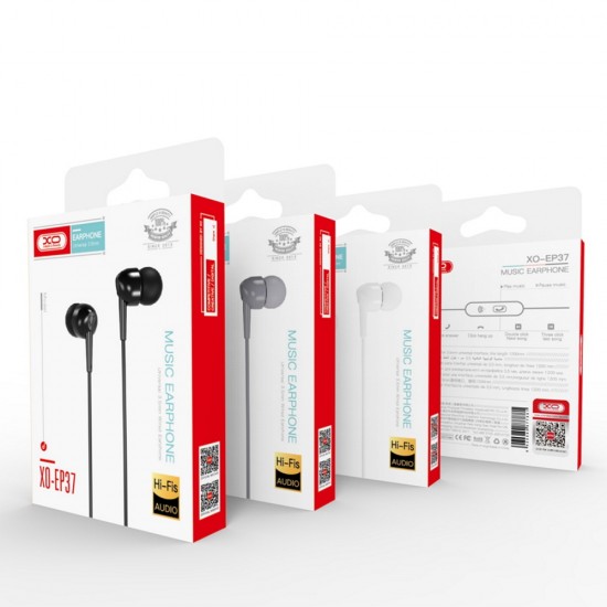 ΑΚΟΥΣΤΙΚΑ EARPHONE XO EP-37 BLACK