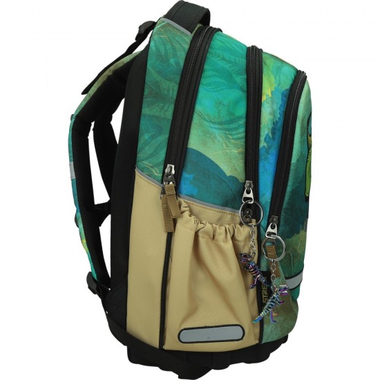 ΤΣΑΝΤΑ ΣΧΟΛΙΚΗ STREET DINOSAUR 31x16x43cm (με εργονομική πλάτη air system και σκληρό πάτο)