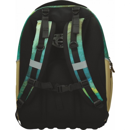 ΤΣΑΝΤΑ ΣΧΟΛΙΚΗ STREET DINOSAUR 31x16x43cm (με εργονομική πλάτη air system και σκληρό πάτο)