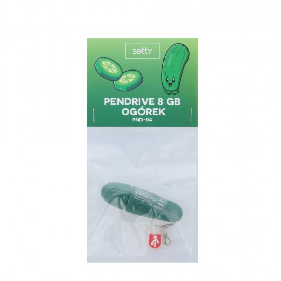FLASH USB STICK SETTY PENDRIVE 8GB CUCUMBER PND-04