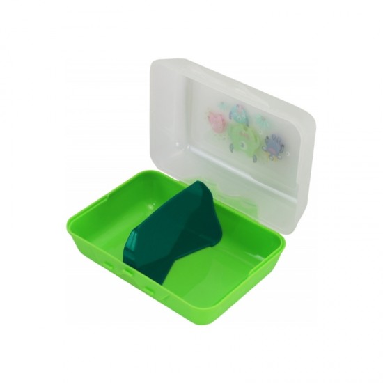 ΦΑΓΗΤΟΔΟΧΕΙΟ ΠΛΑΣΤΙΚΟ ΛΑΧΑΝΙ ΔΙΑΦΑΝΕΣ MONSTERS 850ml (165x120x70 mm)