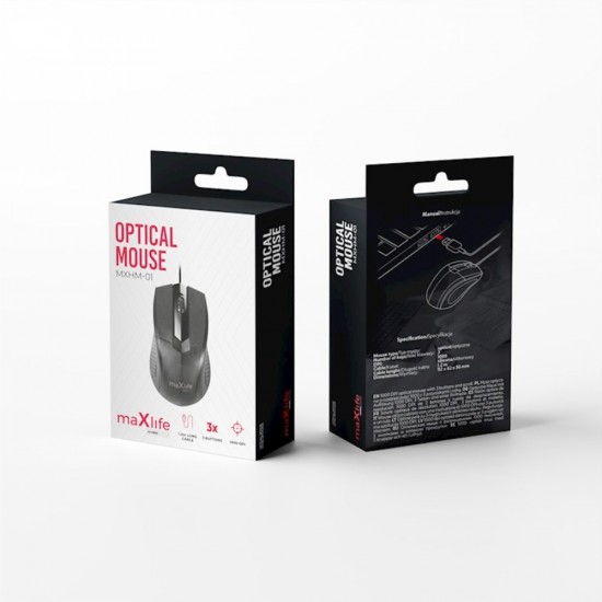 MOUSE MAXLIFE OPTICAL MXHM-01