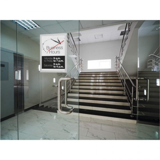 ΠΛΑΙΣΙΟ ΑΝΑΚΟΙΝΩΣΕΩΝ DURABLE DURAFRAME ΜΑΓΝΗΤΙΚΟ ΔΙΠΛΟ ΑΥΤΟΚ/ΤΟ Α4 ΣΕΤ 2τεμ. ΑΣΗΜΙ