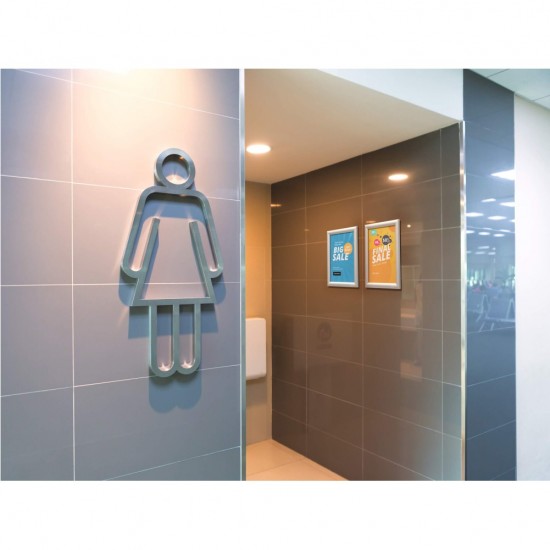 ΠΛΑΙΣΙΟ ΑΛΟΥΜΙΝΙΟΥ DURABLE SNAP FRAME A4 ΑΣΗΜΙ