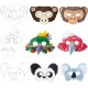 ΜΑΣΚΕΣ FOLIA ΧΑΡΤΙΝΕΣ EXOTIC ANIMALS ΑΣΟΡΤΙ ΣΕΤ 6τεμ.