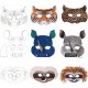ΜΑΣΚΕΣ FOLIA ΧΑΡΤΙΝΕΣ EXOTIC ANIMALS ΑΣΟΡΤΙ ΣΕΤ 6τεμ.