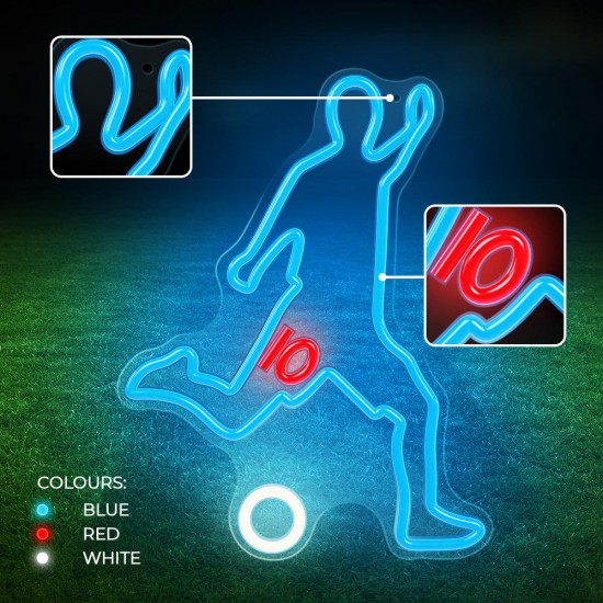 ΦΩΤΙΣΤΙΚΟ ΤΟΙΧΟΥ FOREVER LED FOOTBALLER