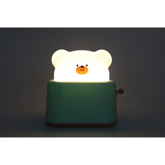 ΛΑΜΠΑ LITTLE TOAST BEAR GREEN