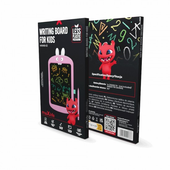 ΠΙΝΑΚΑΣ MAXLIFE ΠΑΙΔΙΚΟΣ ΗΛΕΚΤΡΟΝΙΚΟΣ ΡΟΖ