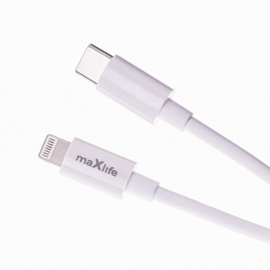 ΦΟΡΤΙΣΤΗΣ ΤΑΞΙΔΙΟΥ MAXLIFE MXTC-06 2XUSB (A+C) 20W+ ΚΑΛΩΔΙΟ USB C-LIGHTNING