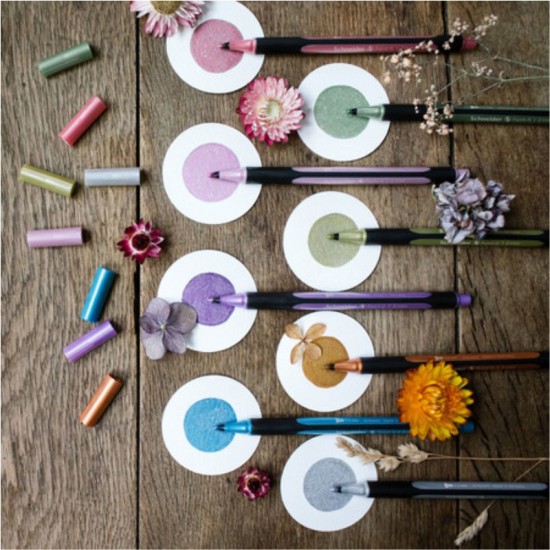 ΜΑΡΚΑΔΟΡΟΙ SCHNEIDER PAINT-IT METALIC 020 (1-2mm) ΣΕΤ 8χρωμ.