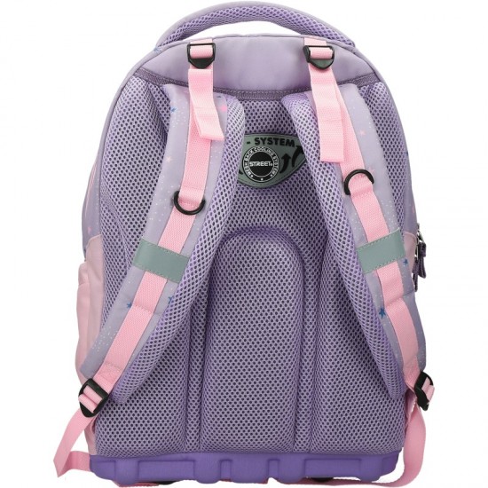 ΤΣΑΝΤΑ ΣΧΟΛΙΚΗ STREET FAIRY 31x16x43cm (με εργονομική πλάτη air system και σκληρό πάτο)