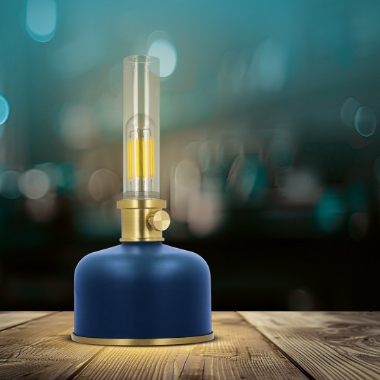 ΦΩΤΙΣΤΙΚΟ FOREVER LED RETRO PETROLEUM LAMP FLR-35 BLUE
