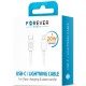 ΚΑΛΩΔΙΟ FOREVER USB C-LIGHTNING 20W WHITE 1m