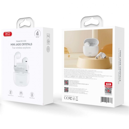 ΑΚΟΥΣΤΙΚΑ XO WIRELESS TWS X33 WHITE