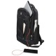 ΤΣΑΝΤΑ BACKPACK  STREET BRADFORD BLACK 46x31x14,5cm