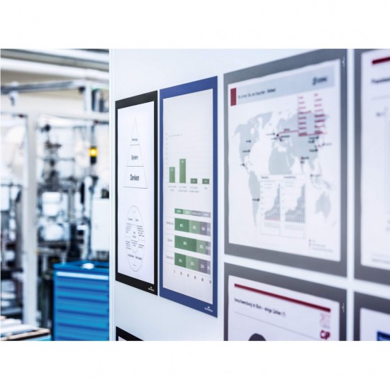 ΠΛΑΙΣΙΟ ΑΝΑΚΟΙΝΩΣΕΩΝ DURABLE DURAFRAME ΜΑΓΝΗΤΙΚΟ ΜΟΝΟ Α3 ΣΕΤ 5τεμ. ΜΠΛΕ