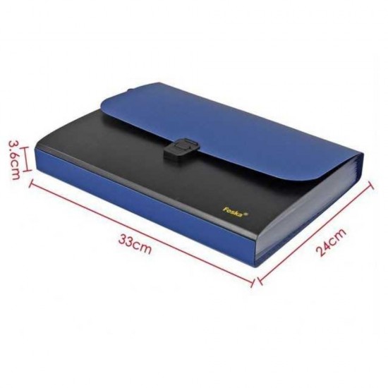 ΓΡΑΜΜΑΤΙΟΘΗΚΗ FOSKA ΤΣΑΝΤΑ (A4) 13 θήκες