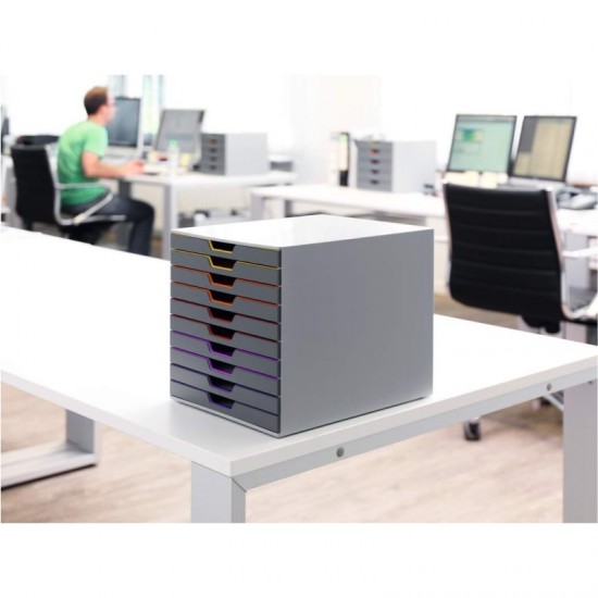 ΣΥΡΤΑΡΟΘΗΚΗ DURABLE VARICOLOR 10 ΣΥΡΤΑΡΙΑ ΣΤΕΝΑ