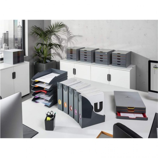 ΧΑΡΤΟΘΗΚΗ ΓΩΝΙΑ DURABLE VARICOLOR ΣΕΤ 5τεμ.