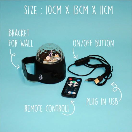 ΛΑΜΠΑ ΔΙΑΚΟΣΜΗΤΙΚΗ TINC BOOGIE LIGHT (USB)