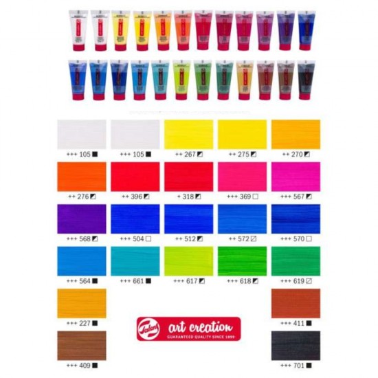 TALENS ART CREATION ACRYLIC COLOR ΣΕΤ 24 ΧΡΩΜ. 12ml