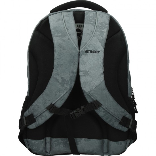 ΤΣΑΝΤΑ ΣΧΟΛΙΚΗ STREET ALFA MANUAL 30x19x43cm (με εργονομική πλάτη air system)