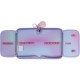 ΚΑΣΕΤΙΝΑ STREET ΚΕΝΗ LOVELY UNICORN  1 ZIP 2FLAPS 21x4x14cm