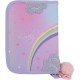 ΚΑΣΕΤΙΝΑ STREET ΚΕΝΗ LOVELY UNICORN  1 ZIP 2FLAPS 21x4x14cm