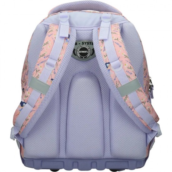 ΤΣΑΝΤΑ ΣΧΟΛΙΚΗ STREET ERGO BLOOM  31x15x40cm (με εργονομική πλάτη air system και σκληρό πάτο)