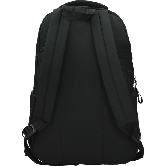 ΤΣΑΝΤΑ BACKPACK STREET PUFFY BLACK 30x20x45cm (με εργονομική πλάτη air system)