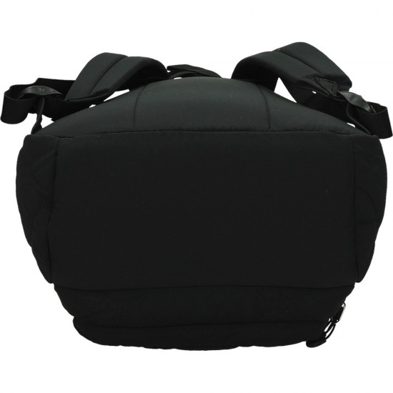 ΤΣΑΝΤΑ BACKPACK STREET PUFFY BLACK 30x20x45cm (με εργονομική πλάτη air system)