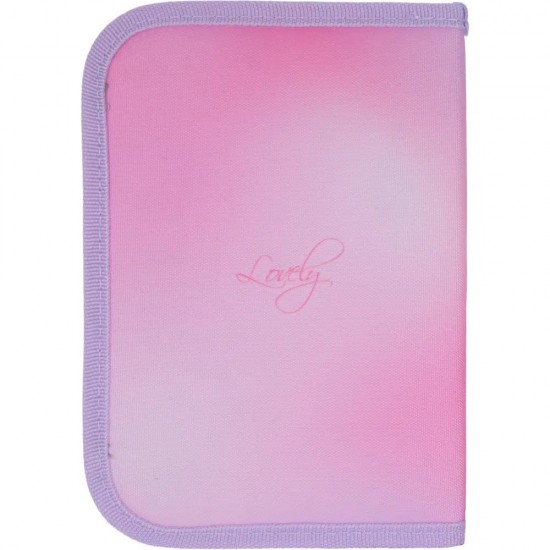 ΚΑΣΕΤΙΝΑ STREET ΚΕΝΗ LOVELY BUTTERFLY  1 ZIP 2FLAPS 21x4x14cm