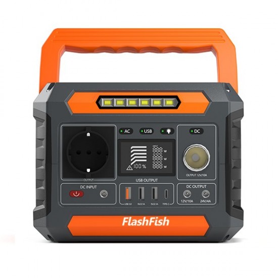 FlashFish P66 Portable Power Station | 260W 288.6Wh