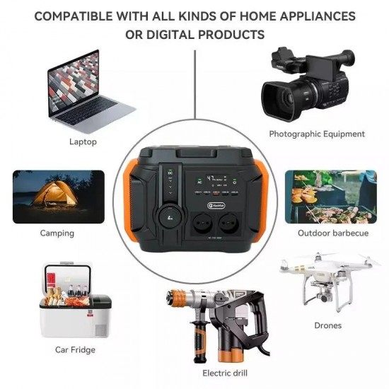 FlashFish A601 UPS Portable Power station | 600W 540Wh