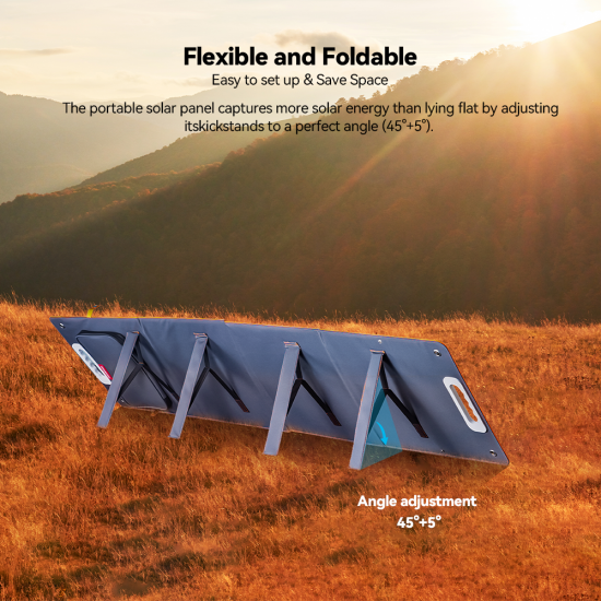 FlashFish TSP100 Portable Solar Panel | 18V 100W