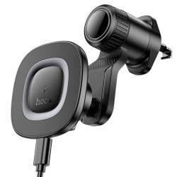 HOCO HW30 CROWN, ΜΑΓΝΗΤΙΚΗ ΒΑΣΗ ΣΤΗΡΙΞΗΣ, ΦΟΡΤΙΣΗΣ, ΑΕΡΑΓΩΓΟΥ, ΓΚΡΙ