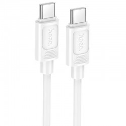 HOCO X122 BENEFIT, ΚΑΛΩΔΙΟ ΦΟΡΤΙΣΗΣ, 60W, TYPE-C ΣΕ TYPE-C, ΛΕΥΚΟ