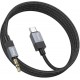 HOCO UPA32B CLEVER, ΨΗΦΙΑΚΟ ΚΑΛΩΔΙΟ ΗΧΟΥ, 3.5mm ΣΕ TYPE-C, ΜΑΥΡΟ