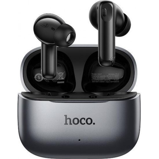 HOCO EQ27 FUN, ΑΣΥΡΜΑΤΑ ΑΚΟΥΣΤΙΚΑ, ANC, TWS, AI ΜΕΤΑΦΡΑΣΗ, ΓΚΡΙ